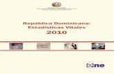 República Dominicana: Estadísticas Vitales 2010