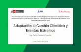 Adaptación al cambio climático y eventos extremos