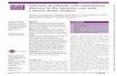 Outcome of patients with autoimmune diseases in the ...