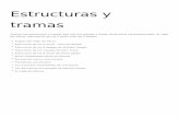 Estructuras y tramas