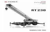 RT230 Rough Terrain Crane Datasheet metric