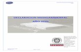 DECLARACION MEDIOAMBIENTAL AÑO 2020 - SALICA