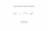Asymmetric Hydrovinylation