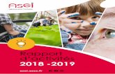 Rapport d’activités 2018 -2019 - ASEI