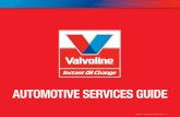 AUTOMOTIVE SERVICES GUIDE - Valvoline