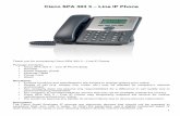 Cisco SPA 303 3 – Line IP Phone