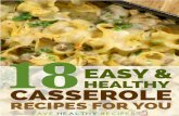 18 Easy and Healthy Casserole Recipes for You