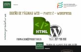DISEÑO DE PÁGINAS WEB parte 2 - wordpress - prodetur.es