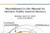 Roundabouts in the Manual on Uniform Traffic Control Devices