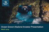 Ocean Grown Abalone Investor Presentation