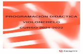 PROGRAMACIÓN DIDÁCTICA VIOLONCHELO CURSO 2021-2022