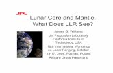 Lunar Core and Mantle. What Does LLR See?