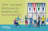 USNH - Inscripción Abierta para los Beneficios 2022