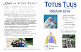 ¿Qué es Totus Tuus?
