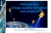 Pléiades Neo Image quality indicators