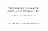 Aprendiendo a programar aplicaciones gráficas en C++