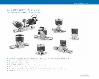 Swagelok 6LVV-ALD3VR4-P-CS Diaphragm Valve 1/4” VIM-VAR ALD 120C Sensor & Pilot 
