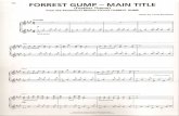 Forrest Gump-piano score