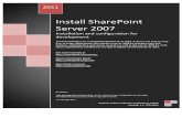 Install Sharepoint Server 2007