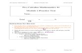 Precalc 11_module 2 Pretest Key