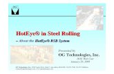 HotEyeinSteelRolling-Webcast 2009-0129 Emerging Steel Technologies