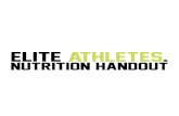 Elite Athletes Nutrition Handout - Off-Season Camp 14+