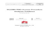WCDMA HUAWEI WCDMA RNO Access Procedure Analysis Guidance