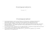 Metrology Comparators Unit 7