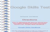Google Skills Test