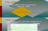 Effects of Voltage Sags