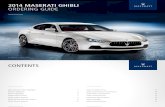 2014 Maserati Ghibli Ordering GuideV1