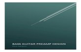 Bass Guitar Preamp Design
