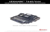 Lexmark T640 644 Reman Eng