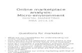 Online Marketplace Analysis