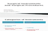 Surgical Instruments and Common Surgical Procedures