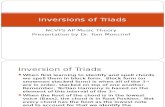 Inversions of Triads