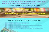 ACC 423 MART EDUCATION EXPERT