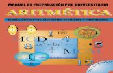 Aritmetica - Manual de Preparacion Preuniversitaria -Aavv