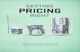 Getting Pricing Right 1 1
