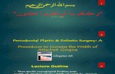 Periodontalplastic and Esthetic Procedures