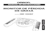 111102 Manual Omron HBF-306 Monitor de Grasa