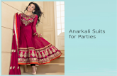 Anarkali suits for Parties