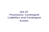 IAS 37 Provisions, Contingent Liabilities and Contingent Assets