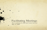 Facilitating Meetings