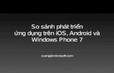 Android ios wp7