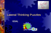 Lateral Thinking Puzzles GOAL Lateral Thinking Puzzles