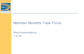 Member Benefits Task Force