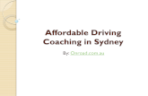 Affordable driving coaching in sydney