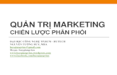 Qu£n tr»‹ marketing - Chien luoc phan phoi - Mr.Huy