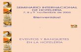 Eventos y banquetes en la Hotelería - María Isabel Gallegos